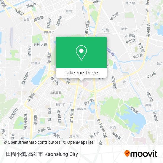 田園小鎮 map
