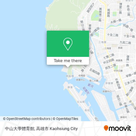 中山大學體育館 map