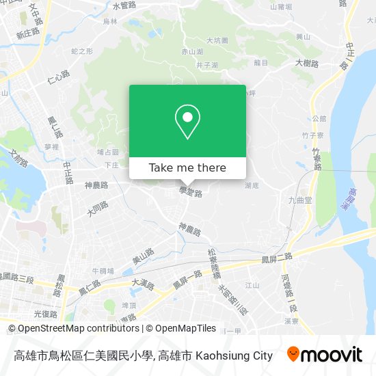 高雄市鳥松區仁美國民小學地圖