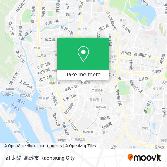 紅太陽 map