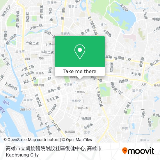 高雄市立凱旋醫院附設社區復健中心 map