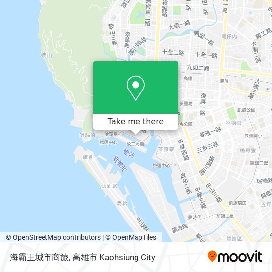 海霸王城市商旅 map