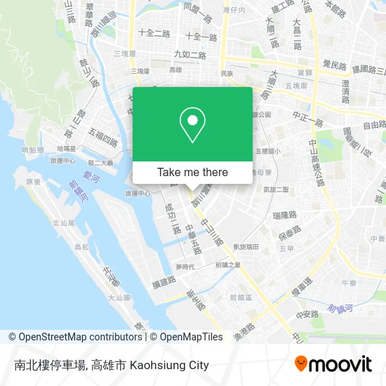 南北樓停車場 map