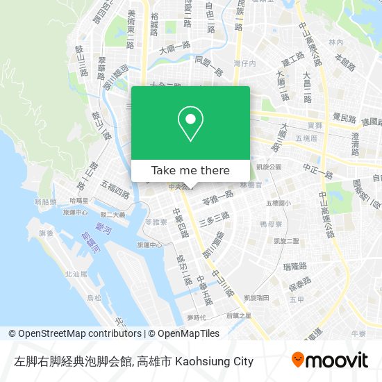 左脚右脚経典泡脚会館地圖