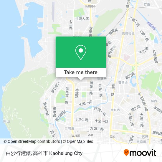 白沙行鐘錶 map