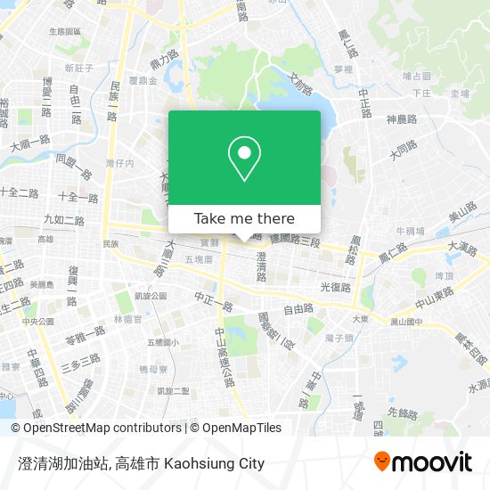 澄清湖加油站 map