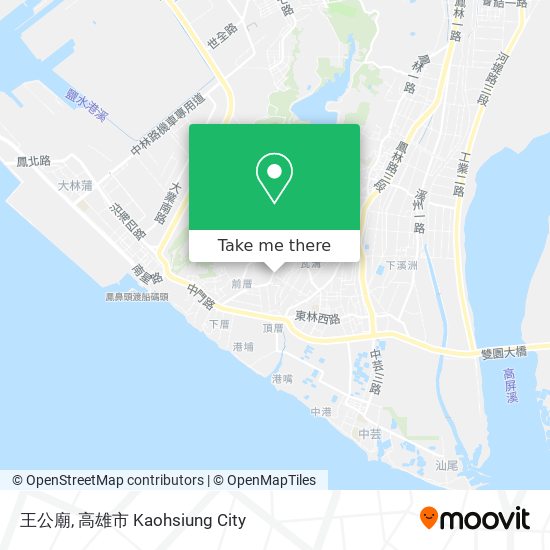王公廟地圖