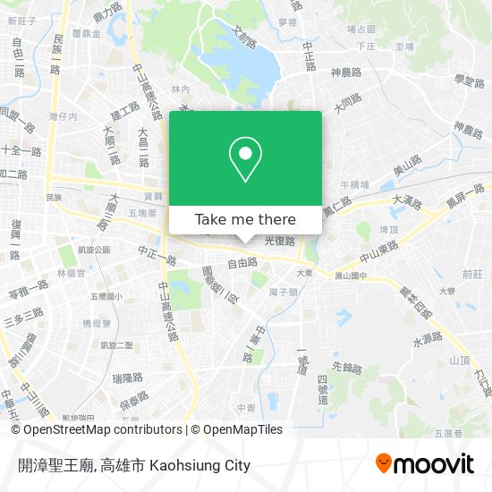 開漳聖王廟地圖