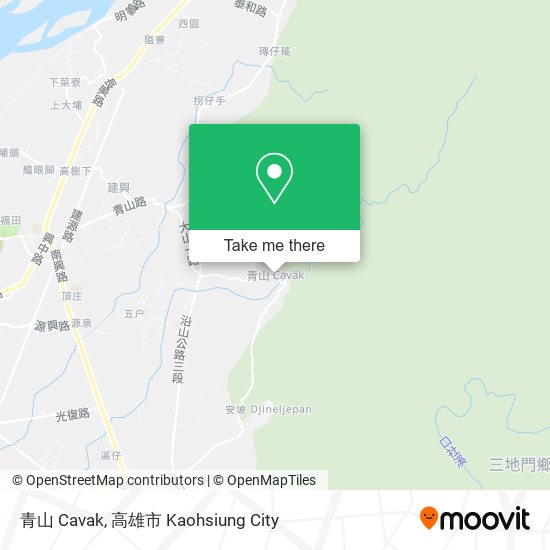 青山 Cavak地圖