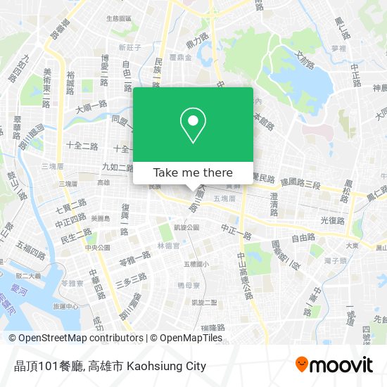 晶頂101餐廳 map