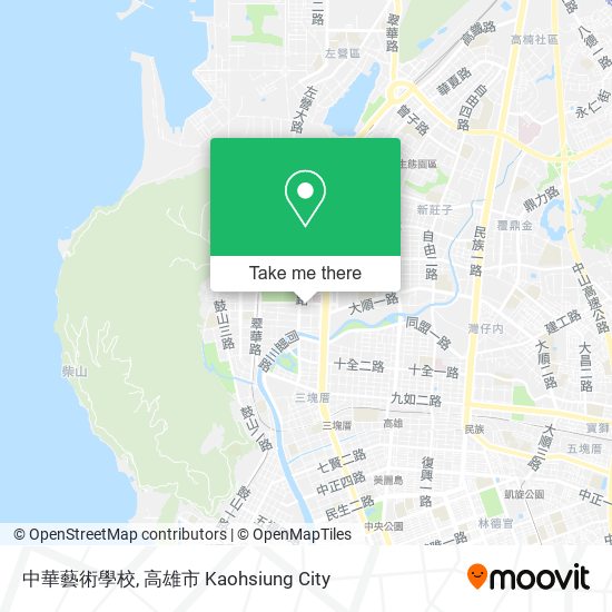 中華藝術學校地圖