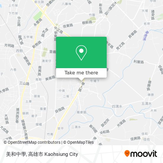 美和中學 map