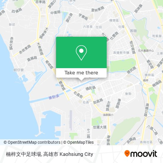 楠梓文中足球場 map