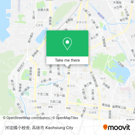 河堤國小校舍 map