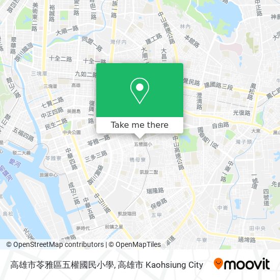 高雄市苓雅區五權國民小學 map