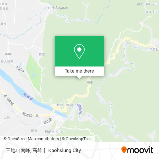 三地山南峰 map