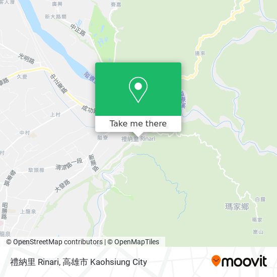 禮納里 Rinari map