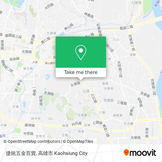 捷統五金百貨 map