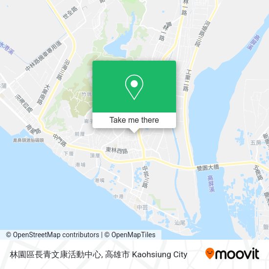 林園區長青文康活動中心地圖