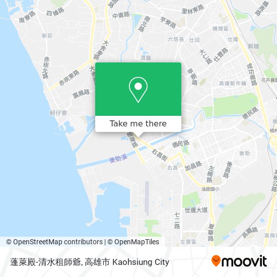 蓬萊殿-清水租師爺地圖