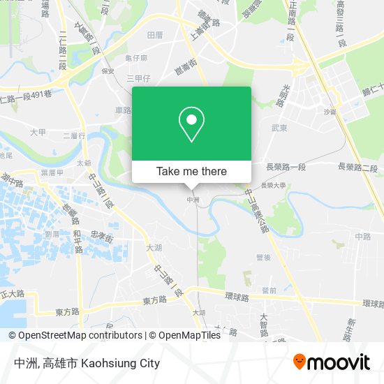 中洲 map