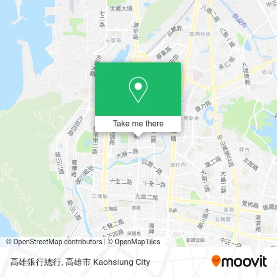 高雄銀行總行 map