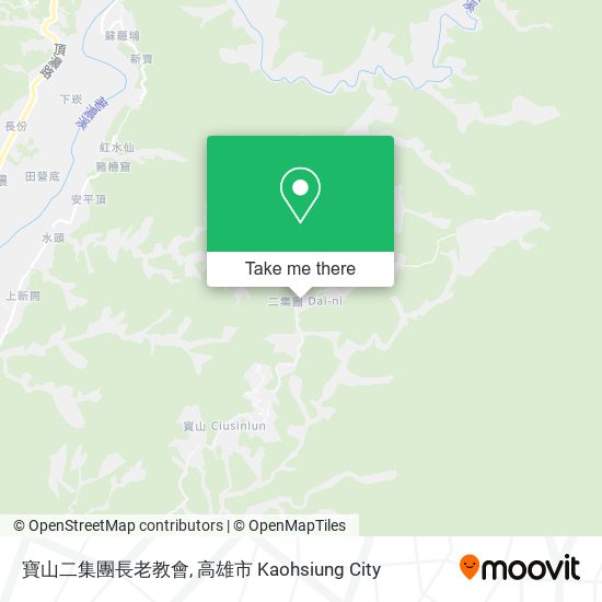 寶山二集團長老教會 map