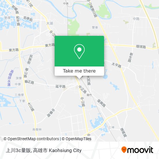 上川3c量販 map