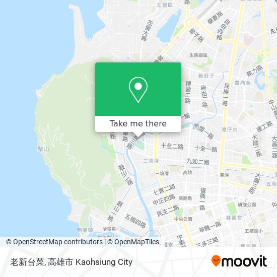 老新台菜地圖