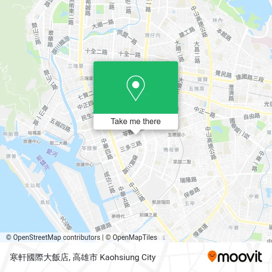 寒軒國際大飯店 map