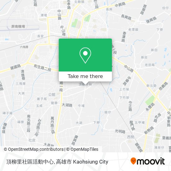 頂柳里社區活動中心 map
