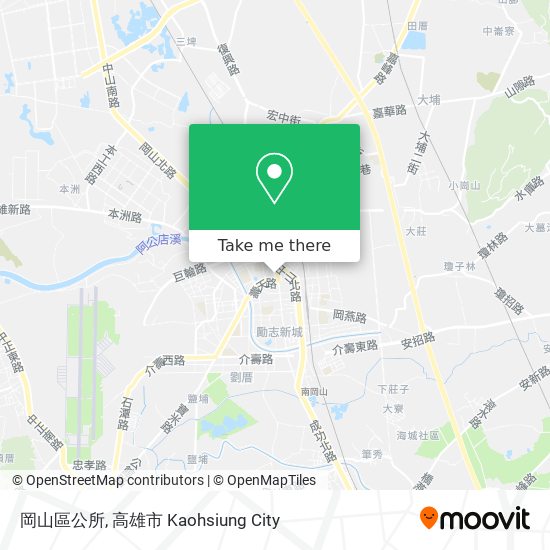岡山區公所 map