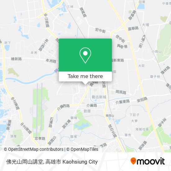 佛光山岡山講堂地圖