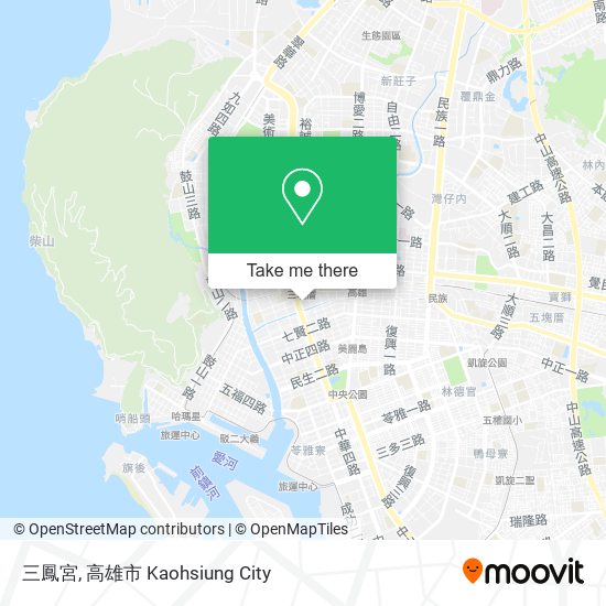 三鳳宮 map