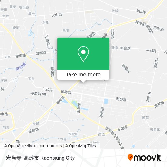 宏願寺地圖