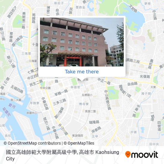 國立高雄師範大學附屬高級中學地圖