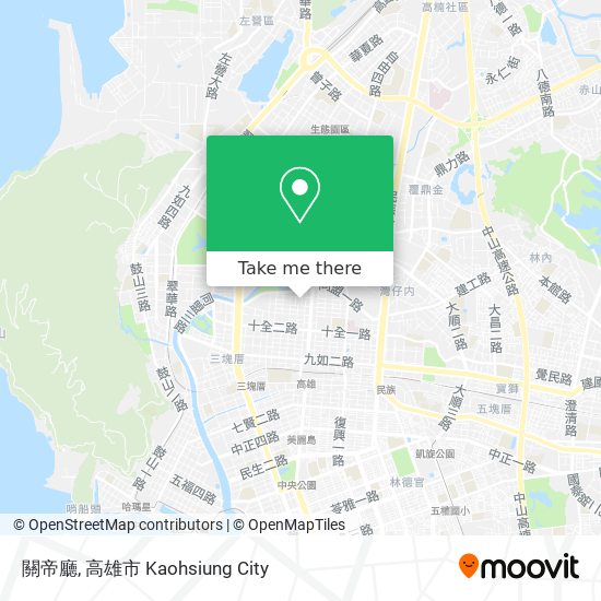 關帝廳地圖