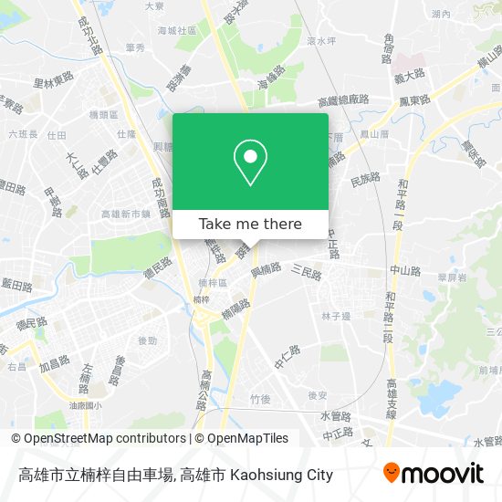 高雄市立楠梓自由車場地圖