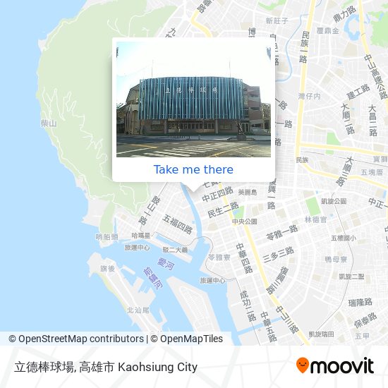 立德棒球場 map