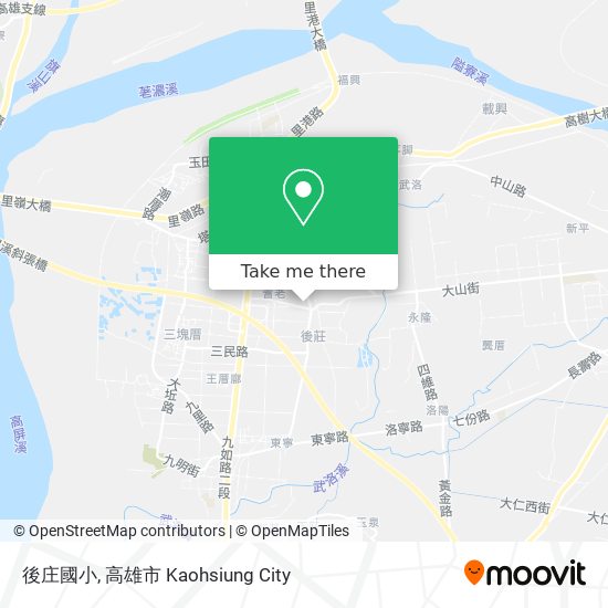 後庄國小地圖