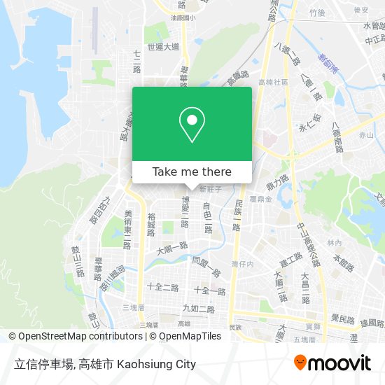 立信停車場 map