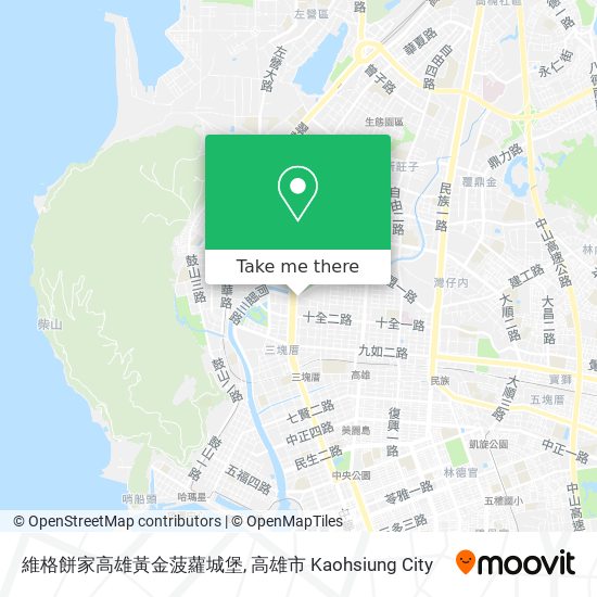 維格餅家高雄黃金菠蘿城堡地圖