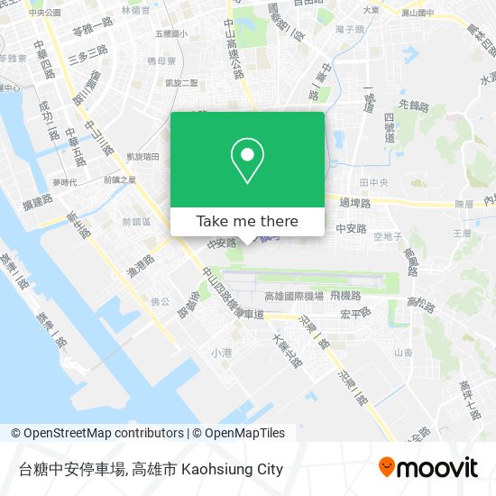 台糖中安停車場地圖