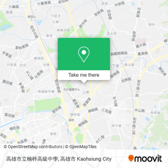 高雄市立楠梓高級中學地圖