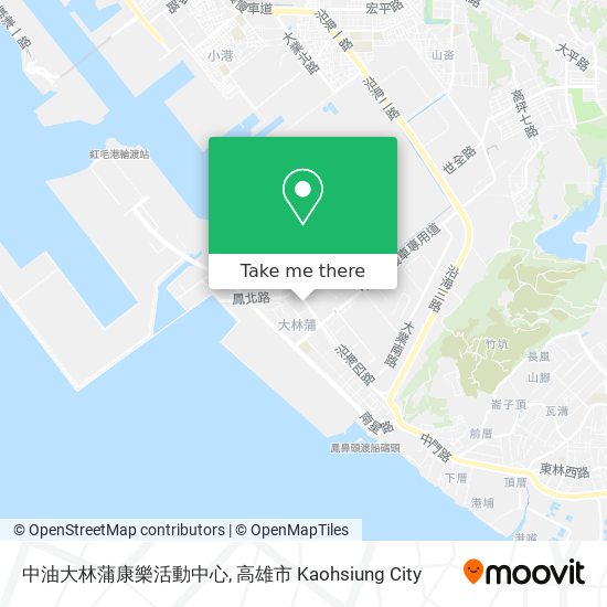 中油大林蒲康樂活動中心 map