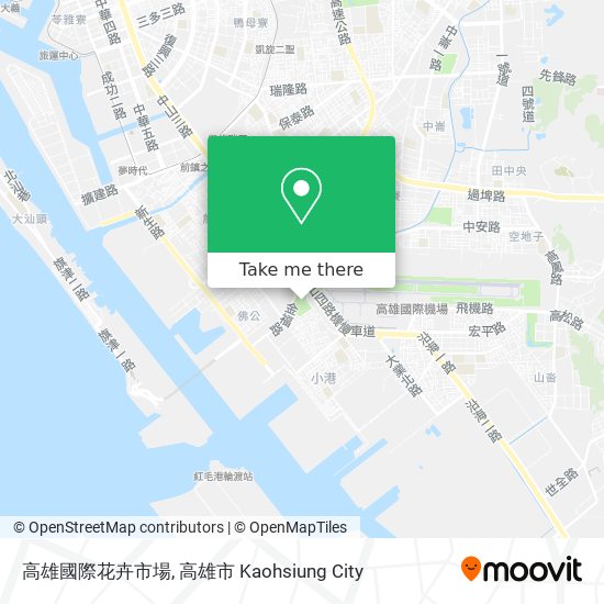 高雄國際花卉市場 map