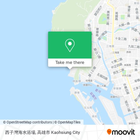 西子灣海水浴場 map