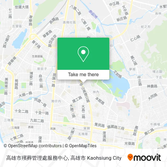 高雄市殯葬管理處服務中心 map
