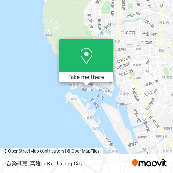 台榮碼頭 map