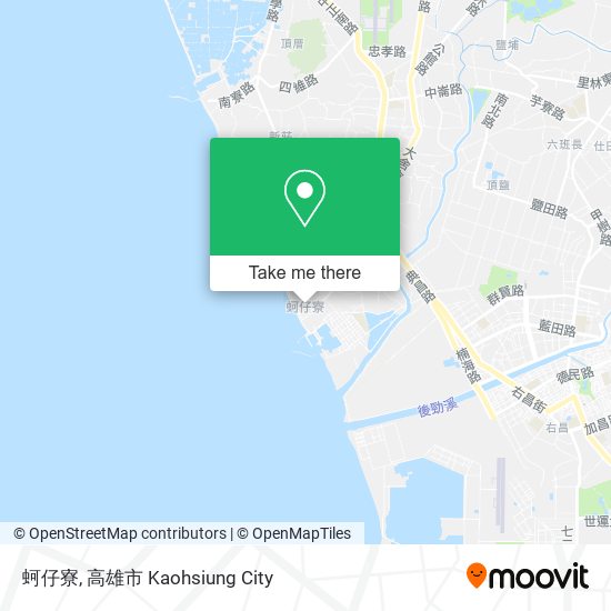 蚵仔寮 map